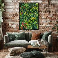 Lush Botanical Illustration Poster for Nature Lovers