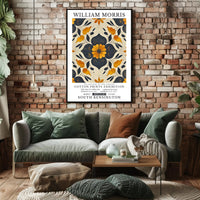 William Morris Cotton Prints Exhibition Poster