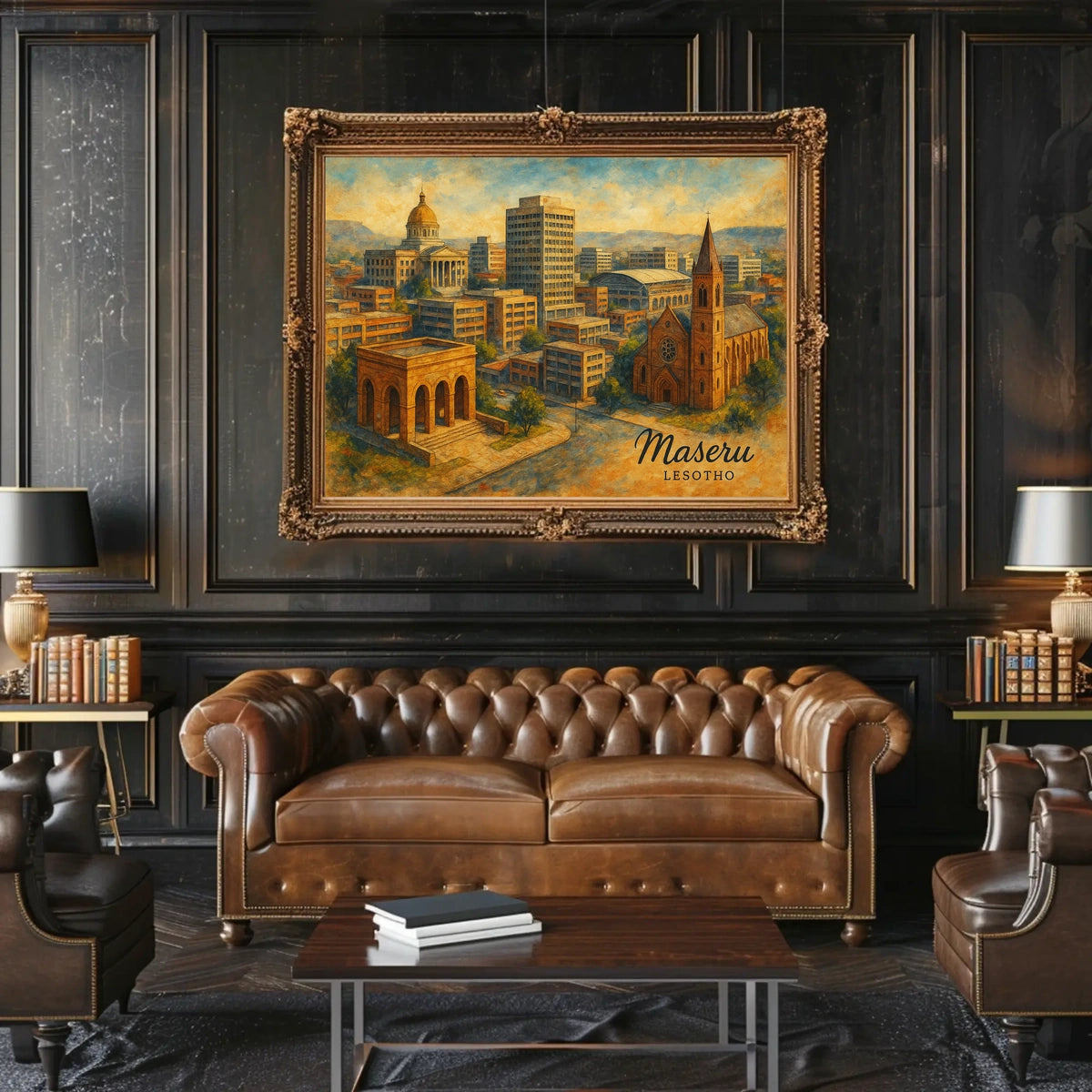 Maseru Cityscape Poster