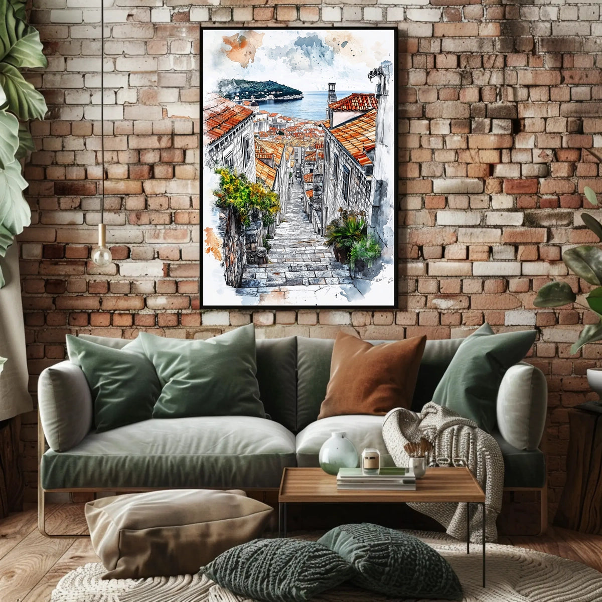 Croatia Dubrovnik Old Town and City Walls Poster