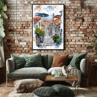 Croatia Dubrovnik Old Town and City Walls Poster