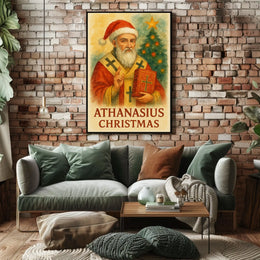 Athanasius Christmas Fusion Historical or Presidential Poster