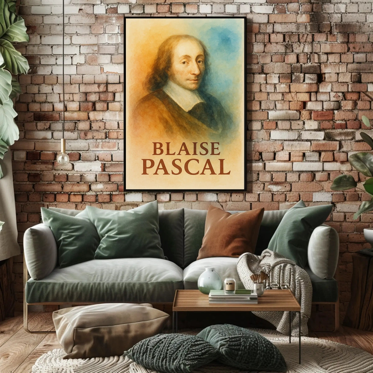 Blaise Pascal Tribute: Engaging Historical or Presidential Poster