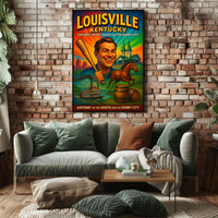 Louisville Kentucky Gateway Southern Cityscape Scenic Travel Wall Art Souvenir Poster