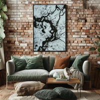 Abstract Winter Landscape Poster