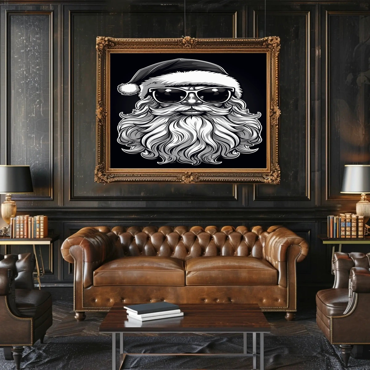 Cool Santa Vibes Poster