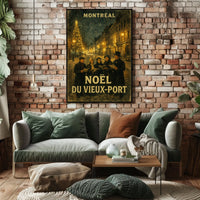 Noël Du Vieux-Port De Montréal Poster