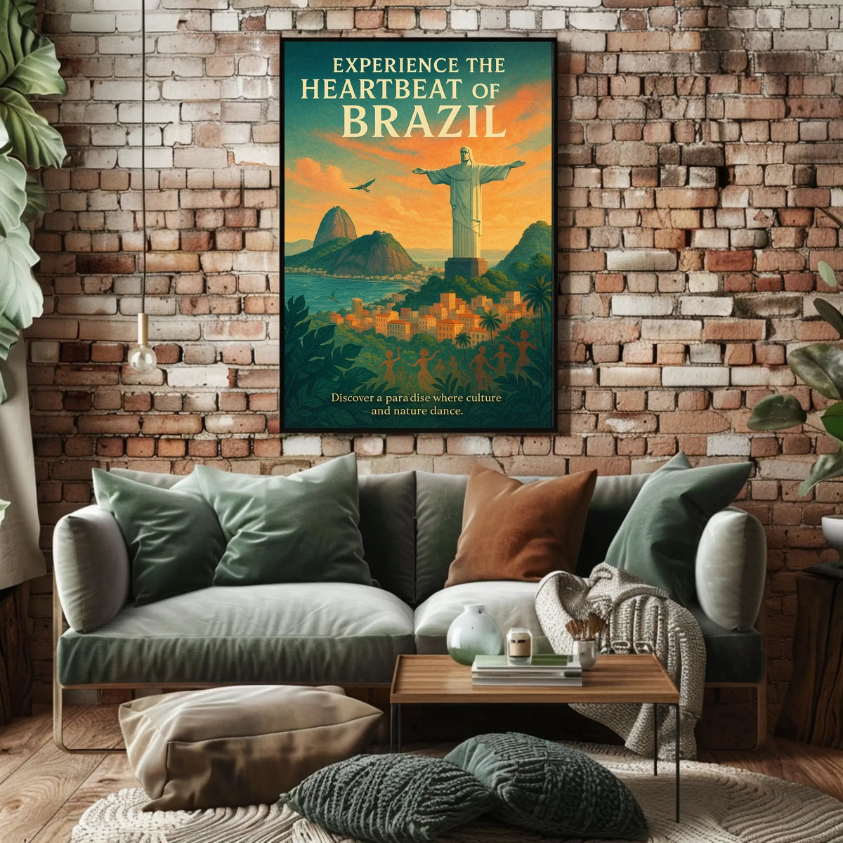 Experience the Heartbeat of Brazil Poster