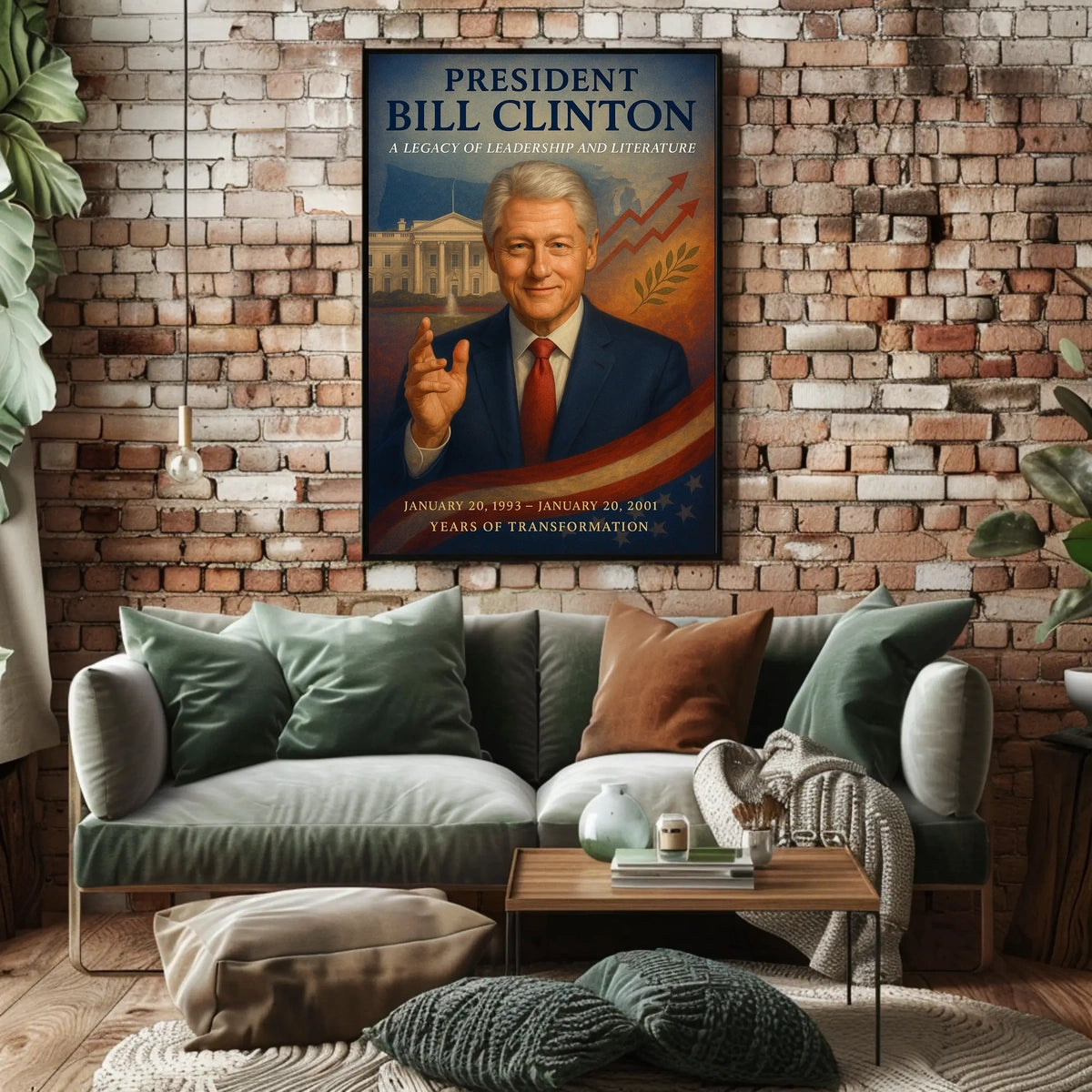 Bill Clinton Years Of Transformation Poster