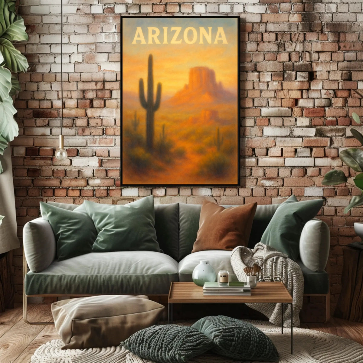 Arizona Desert Landscape Poster