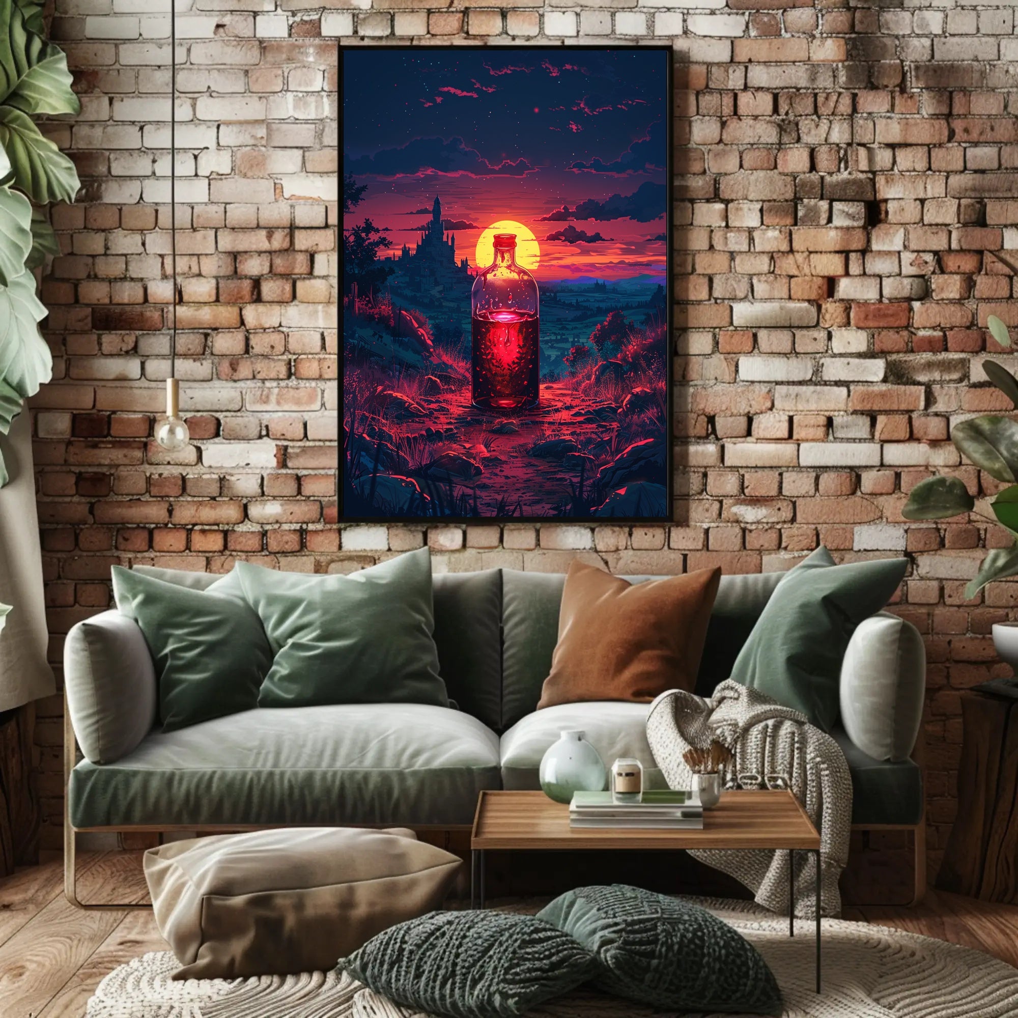 Enchanted Elixir at Sunset Poster PosterGoat
