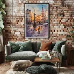 Madrid A Vibrant Cityscape Poster