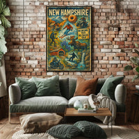 New Hampshire Adventure Poster