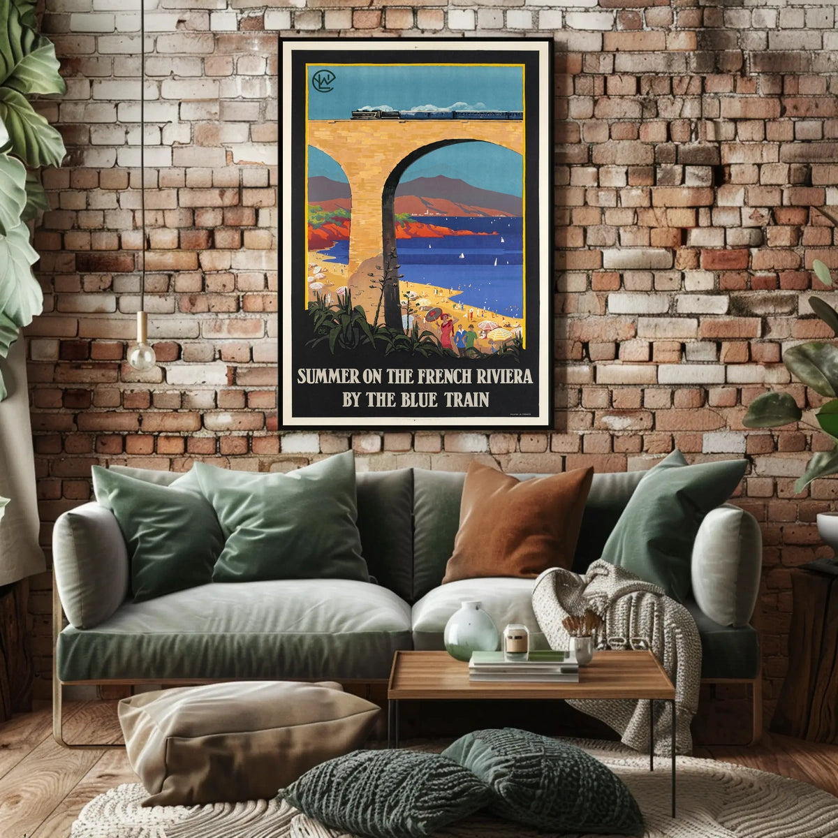 Summer On The French Riviera Poster