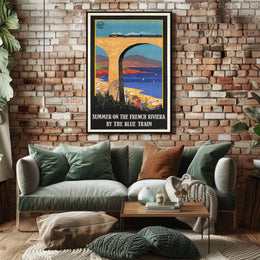 Summer On The French Riviera Poster