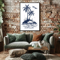 Vibrant Urban Landscape Art Poster