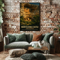 Montezuma Castle Ancient Cliff Poster
