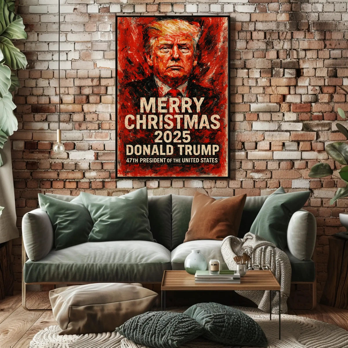 Donald Trump Christmas Holiday 2025 Political Poster