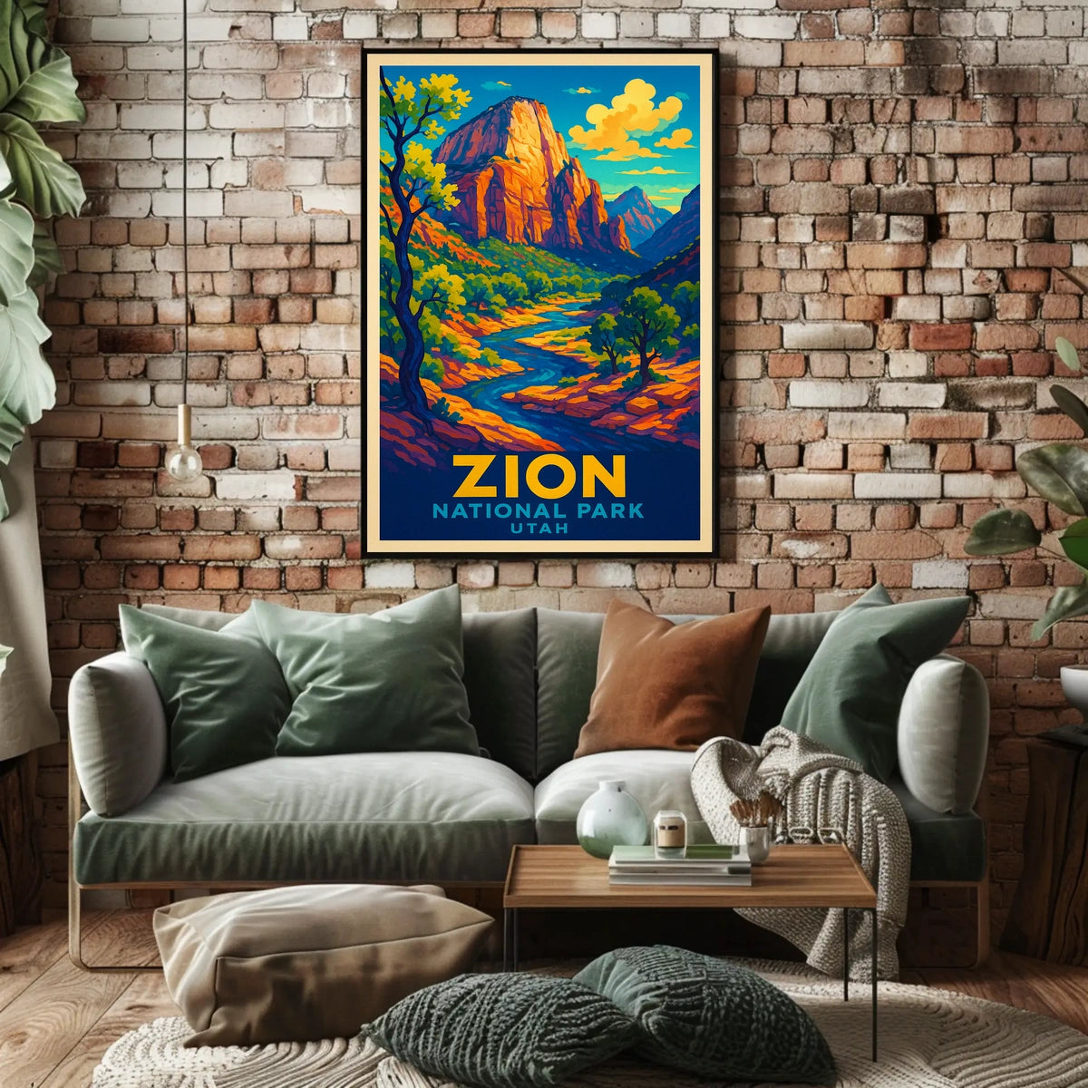 Zion National Park Utah Poster