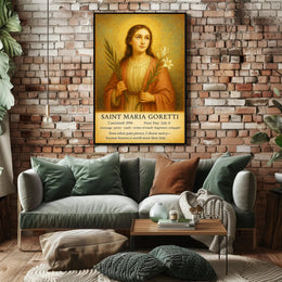 Saint Maria Goretti Poster PosterGoat