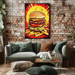 Burger Bliss Poster PosterGoat