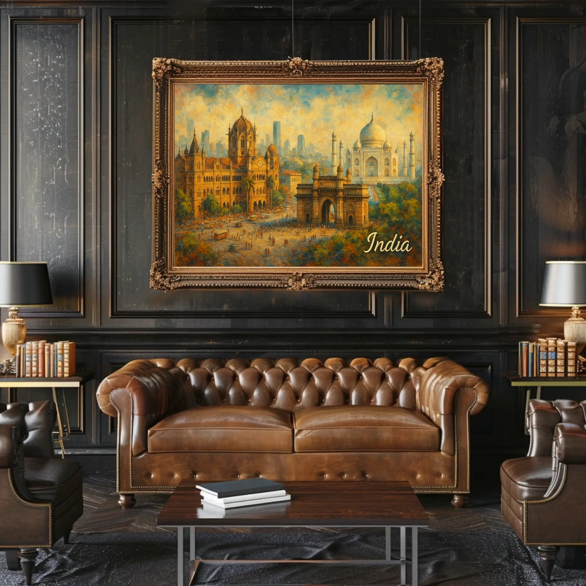 Iconic Landmarks of India Poster