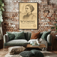 Wyoming Trailblazer of Rights and Nature Poster PosterGoat
