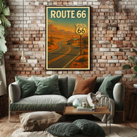 Route 66 Adventure Poster