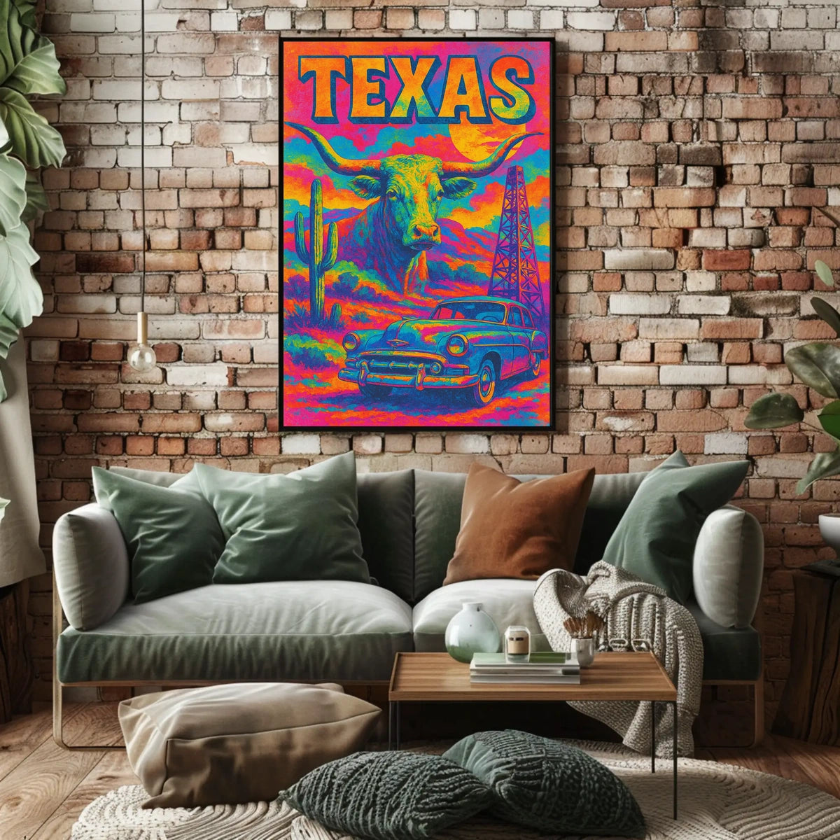 Texas Vibes Poster