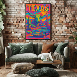 Texas Vibes Poster