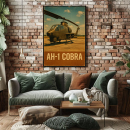 Ah-1 Cobra Helicopter Poster
