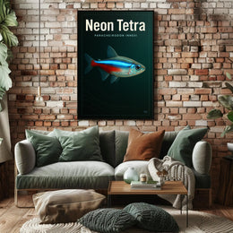 Neon Tetra Paracheirodon Innesi Poster PosterGoat