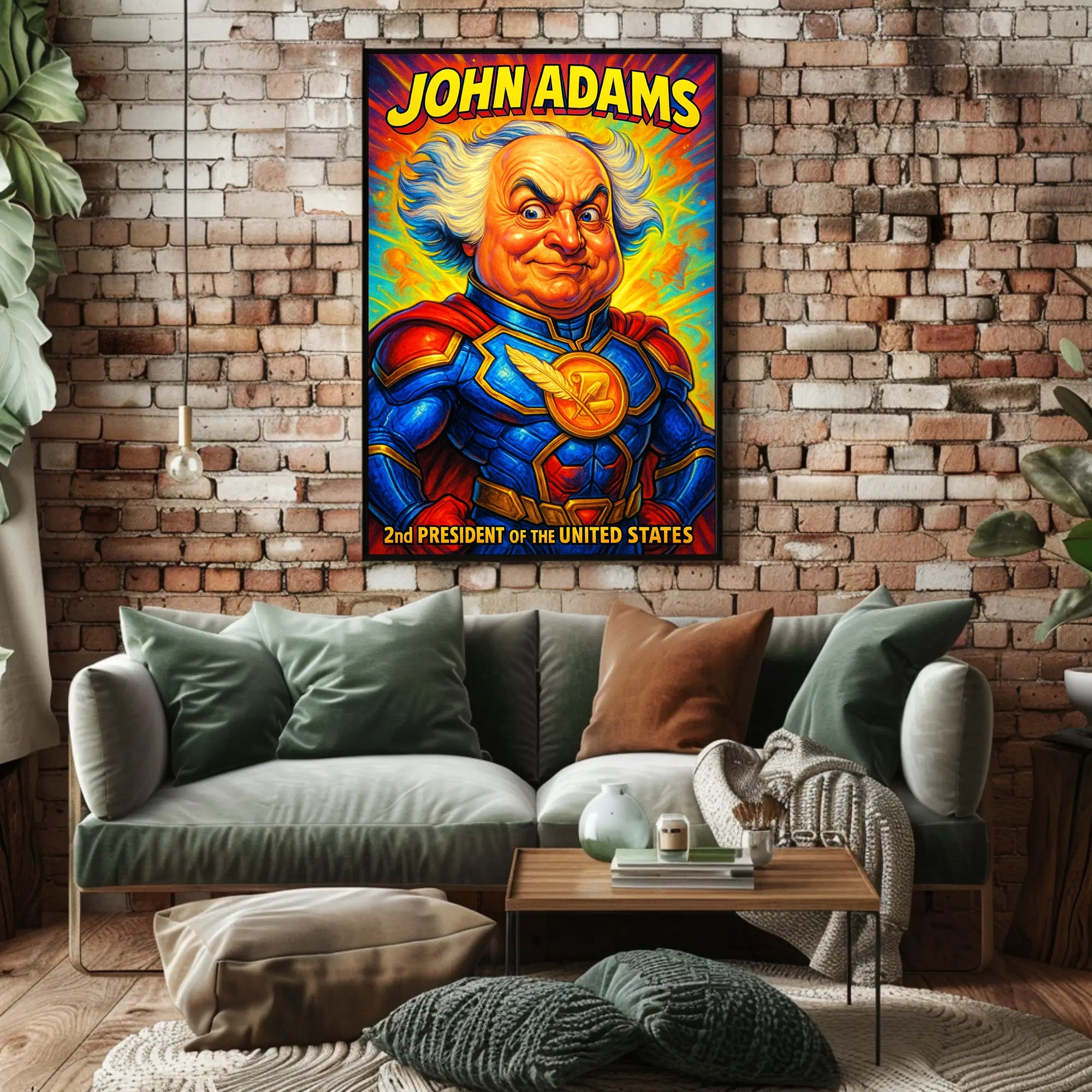 John Adams 2nd President Poster PosterGoat