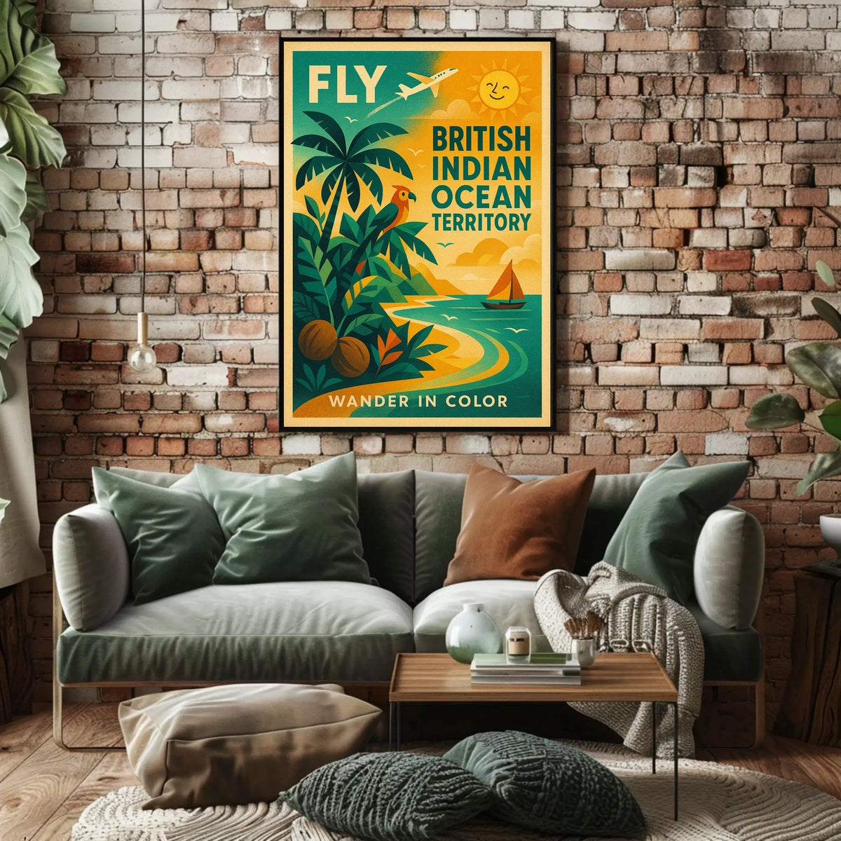 Explore the British Indian Ocean Territory Poster