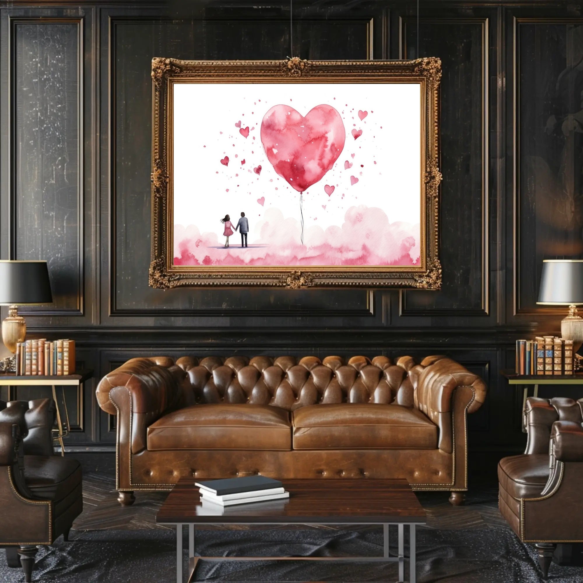 Love in Watercolors Poster
