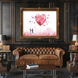 Love in Watercolors Poster