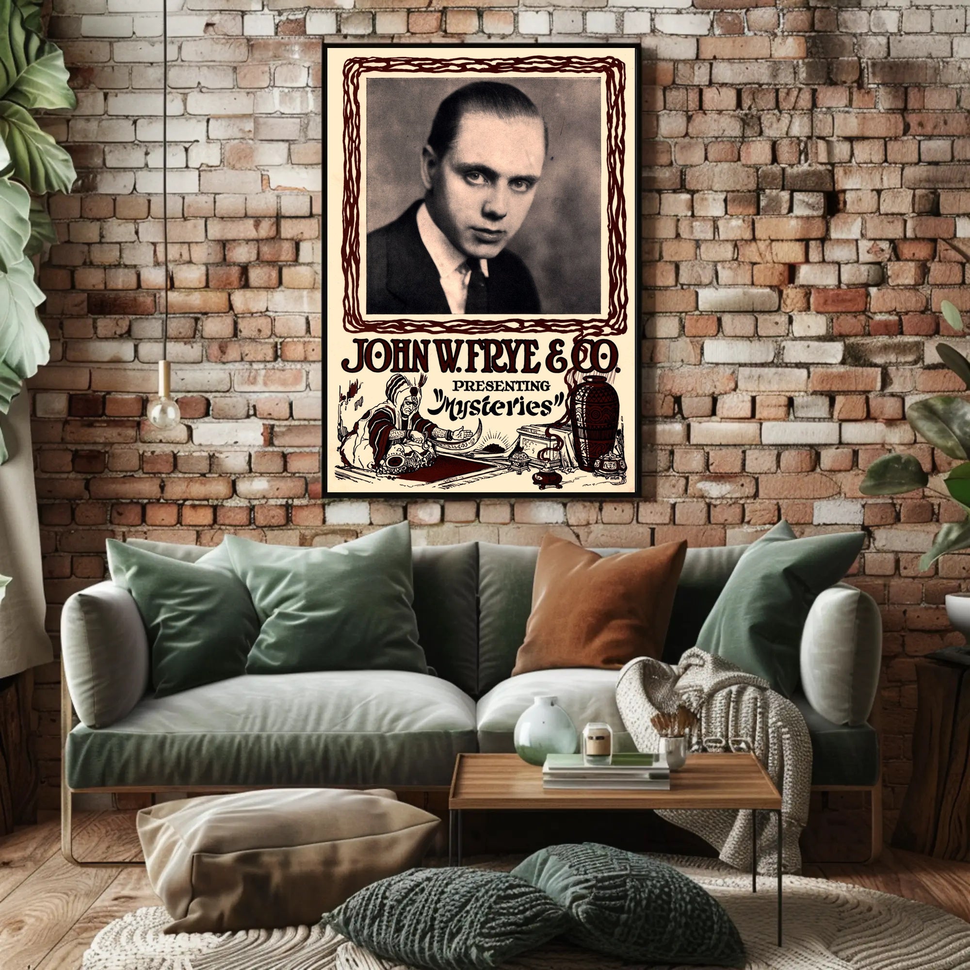 Mystery and Magic Show Vintage Poster