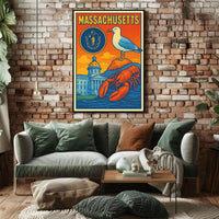 Massachusetts Scenic Poster PosterGoat