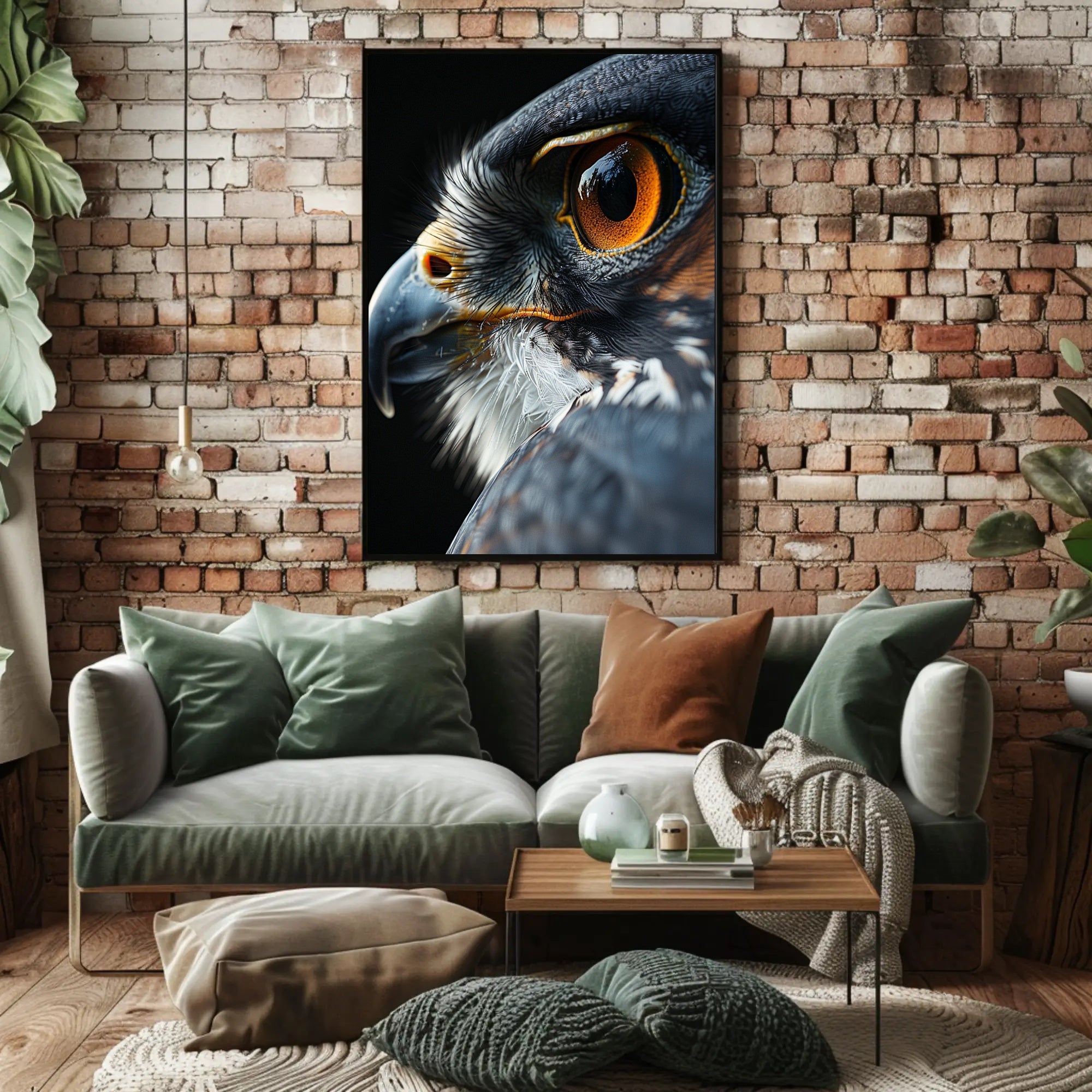 Bird of Prey Photorealistic Artwork Animal Poster PosterGoat