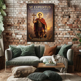 St. Expeditus The Patron of Urgency Poster PosterGoat