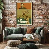 Jim Thorpe Athletic Icon Poster