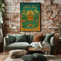 Thailand Tradition Tranquility Travel Art Poster