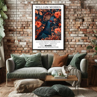 William Morris Textile Art Exhibition: Cultural or Heritage Poster