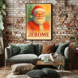 Christmas Cheer Santa Claus Holiday Magic Cultural Poster