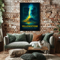 Yellowstone A Phenomenon of Light Poster