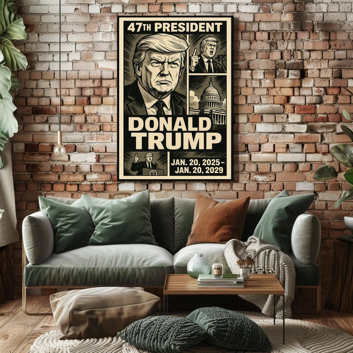 Donald Trump 47th President Poster