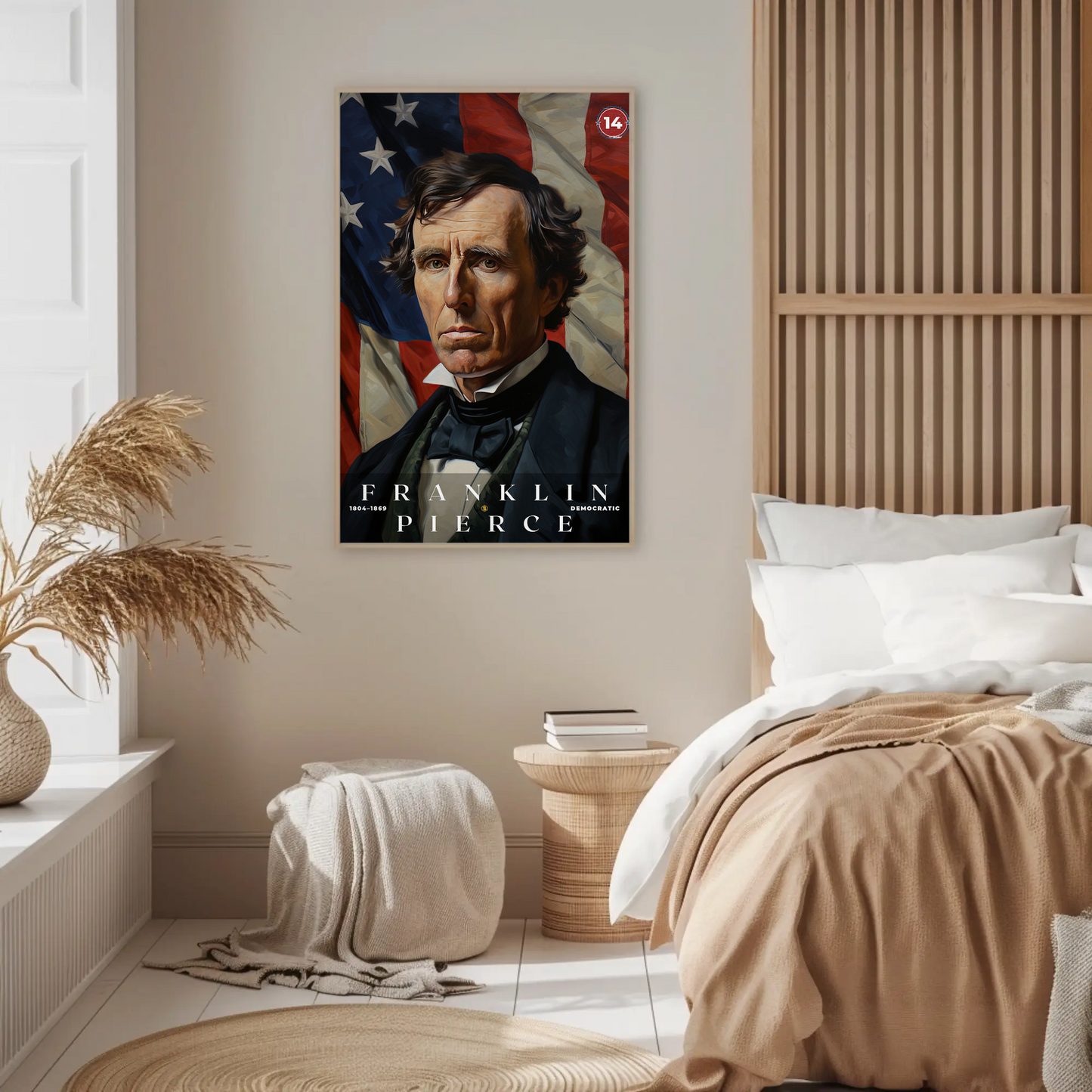 Franklin Pierce 14th President Of The United States Portrait
