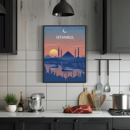 Istanbul: Sunset & Mosques Poster