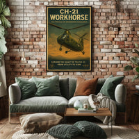 CH-21 Workhorse From Utility to Icon Poster