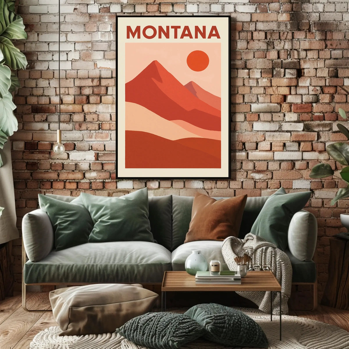 Montana Landscape Poster